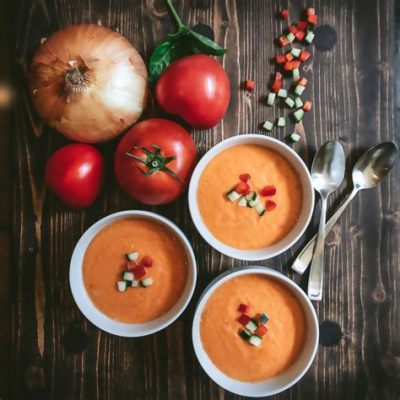 ¡A Taste of Heaven! Creamy, Tangy Gazpacho Comes Alive in the Heart of Barcelona