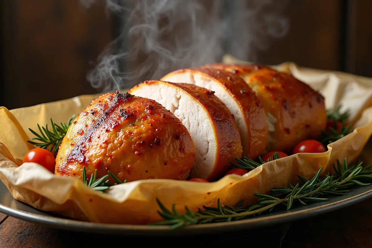 Filet z indyka pieczony w rękawie – Przepis i Porady